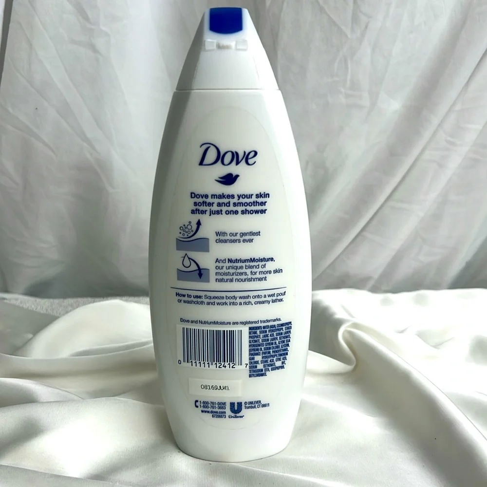 Dove Deep Moisture Nourishing Body Wash Softer Smoother Skin 12‎ Fl Oz